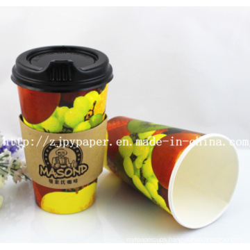 Customized Printed Biodegradable Paper Cup Lid-Csc-5